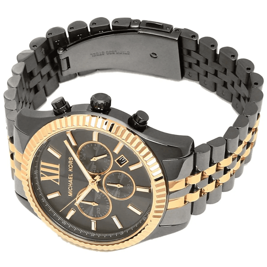 Michael Kors Lexington MK8561 Chronograph Graues Zifferblatt 44 mm Herrenarmbanduhr - Image 5