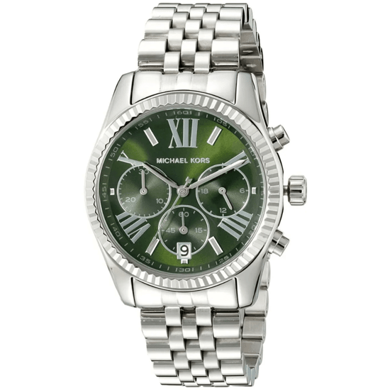 Michael Kors Lexington MK6222 Damen Chronographuhr 38mm Silber - Image 3