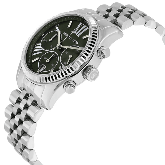 Michael Kors Lexington MK6222 Damen Chronographuhr 38mm Silber - Image 4