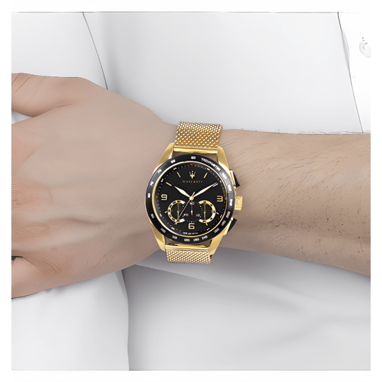 Maserati Traguardo R8873612010 Herren-Chronographenuhr mit schwarzem Zifferblatt - Image 4