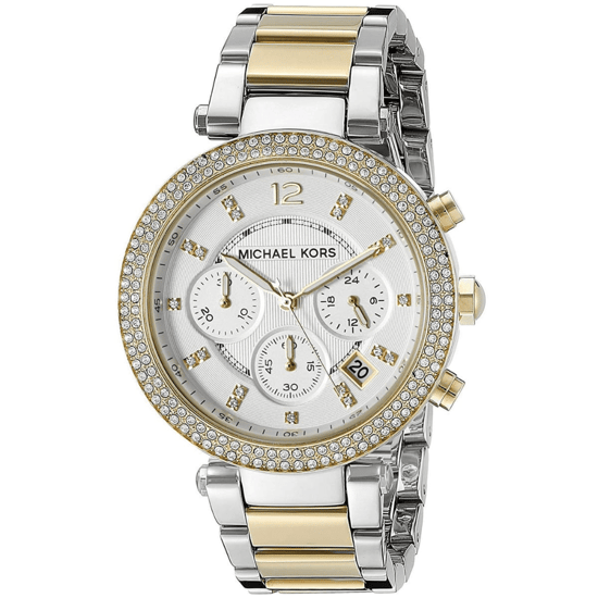 Michael Kors MK5626 Parker Damen Chronograph Uhr, Zweifarbig Edelstahl - Image 3