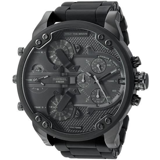 Diesel Mr Daddy 2.0 DZ7396 Schwarz Herren Chronograph Uhr - Image 3