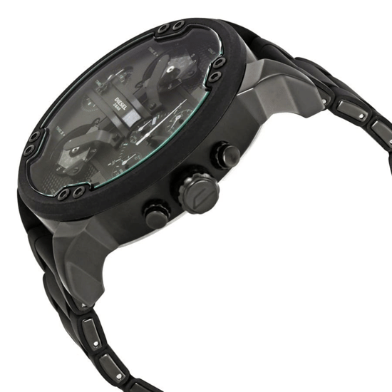 Diesel Mr Daddy 2.0 DZ7396 Schwarz Herren Chronograph Uhr - Image 4
