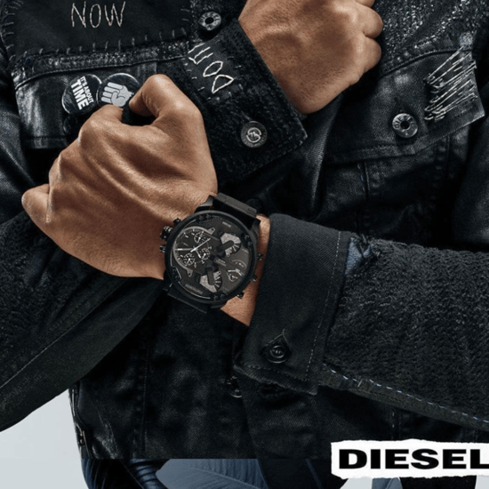 Diesel Mr Daddy 2.0 DZ7396 Schwarz Herren Chronograph Uhr - Image 6