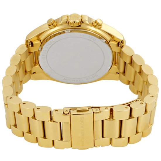 Michael Kors Bradshaw MK6266 Gold Edelstahl Chronographuhr 43mm - Image 2