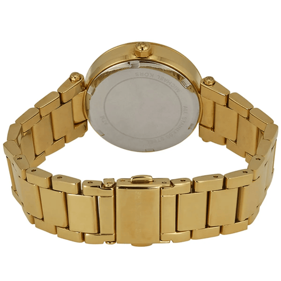 Michael Kors MK6056 Parker Chronograph 33mm Gold Edelstahl Damenuhr - Image 5