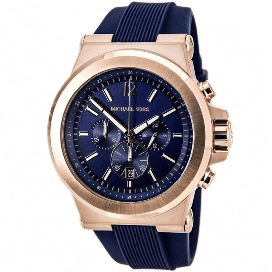 Michael Kors MK8295 Dylan Chronograph Marineblau Zifferblatt 49mm Herrenarmbanduhr - Image 3