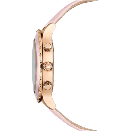 Swarovski Octea 5452501 Roségold Pink Leder Damenarmbanduhr - Image 2