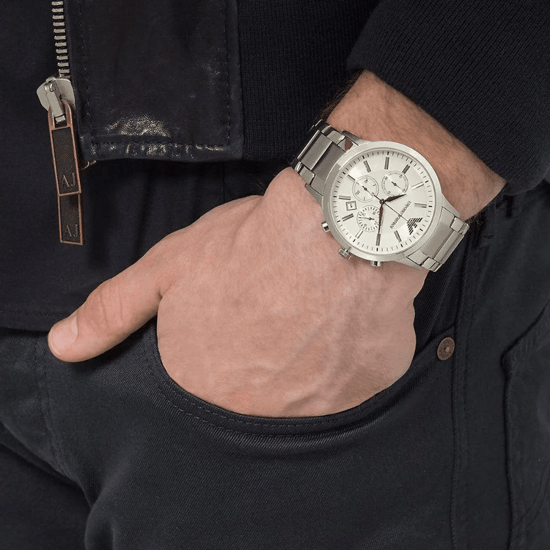 Emporio Armani Renato AR2458 Herren Chronograph Uhr - Image 6