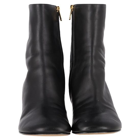 Fendi First Stiefeletten aus schwarzem Leder - Image 3