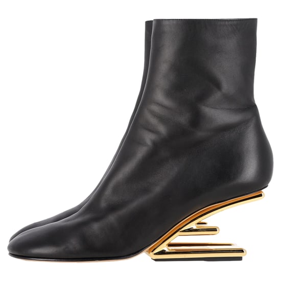 Fendi First Stiefeletten aus schwarzem Leder - Image 5