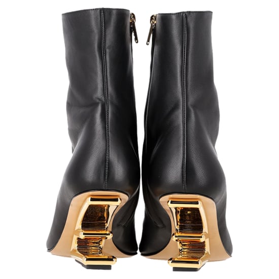 Fendi First Stiefeletten aus schwarzem Leder - Image 6