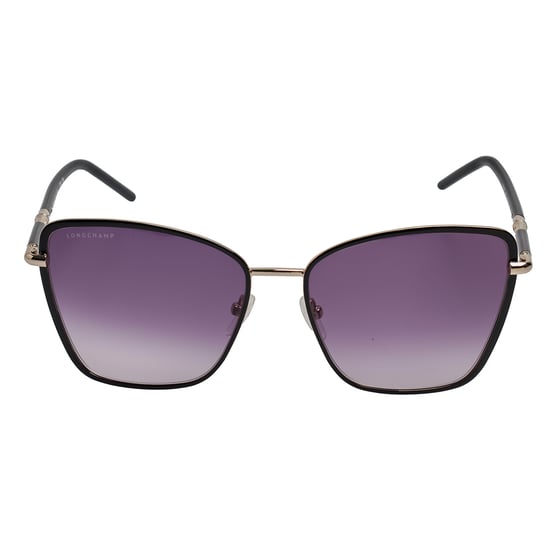 Damen Geometrische Quadratische Metallsonnenbrille LO167S - Image 1