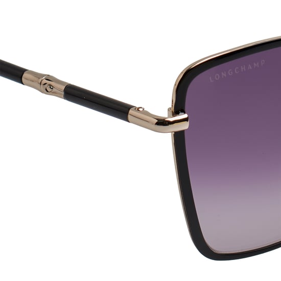 Damen Geometrische Quadratische Metallsonnenbrille LO167S - Image 3