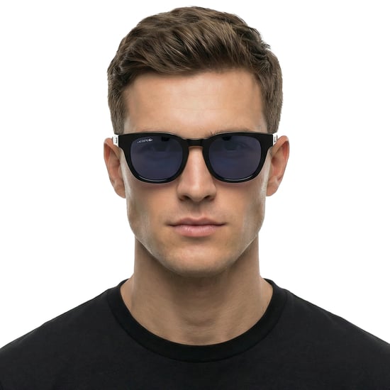 Herren Oval Ripsband Acetat Sonnenbrille L6015S - Image 3