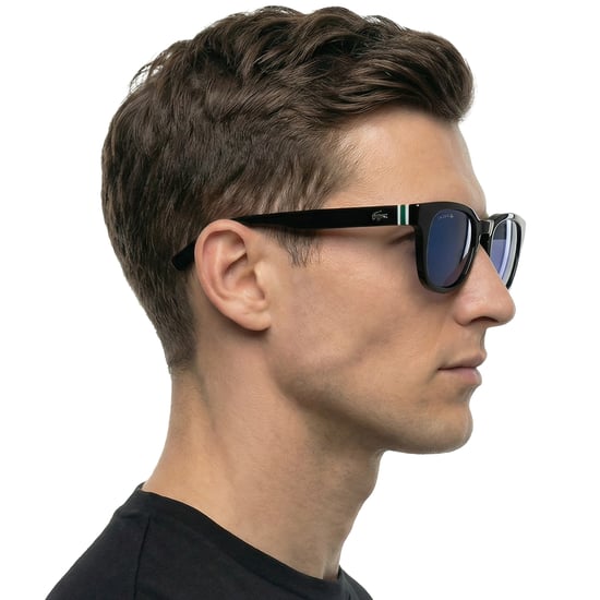 Herren Oval Ripsband Acetat Sonnenbrille L6015S - Image 6