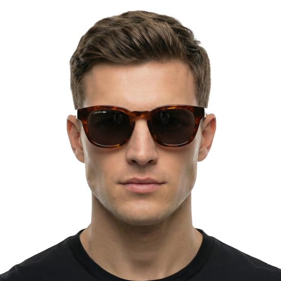 Herren Ovaler Satin-Acetat-Sonnenbrille L6015S - Image 3