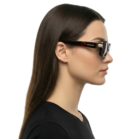 Damen Rechteckige Schlanke Sonnenbrille SF1105S - Image 6