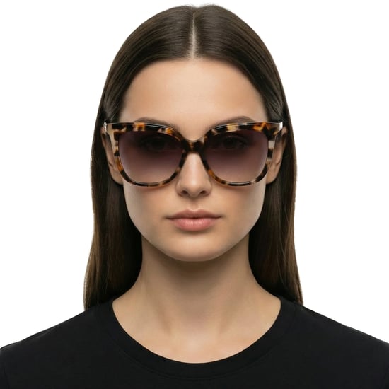 Damen Quadrat Cat Eye Acetat Sonnenbrille LO728S - Image 3
