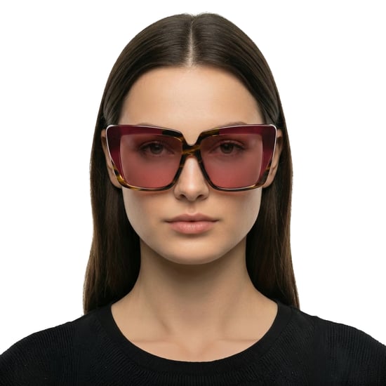 Damen rechteckige Acetat-Sonnenbrille SF1060SN - Image 3