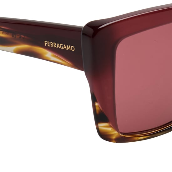 Damen rechteckige Acetat-Sonnenbrille SF1060SN - Image 4
