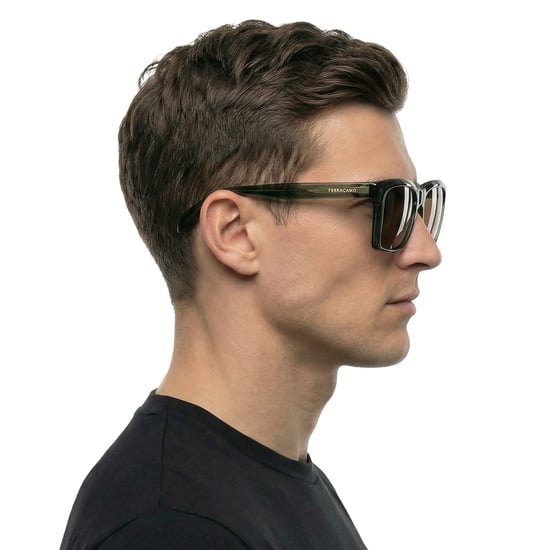 Herren Rechteckige Acetat Sonnenbrille SF2001S - Image 6