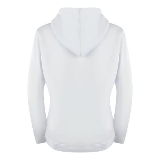 Love Moschino Jumble Logo Weißer Hoodie - Image 2