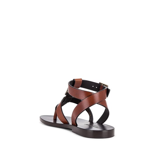 Saint Laurent Hardy Ledersandalen - Image 3