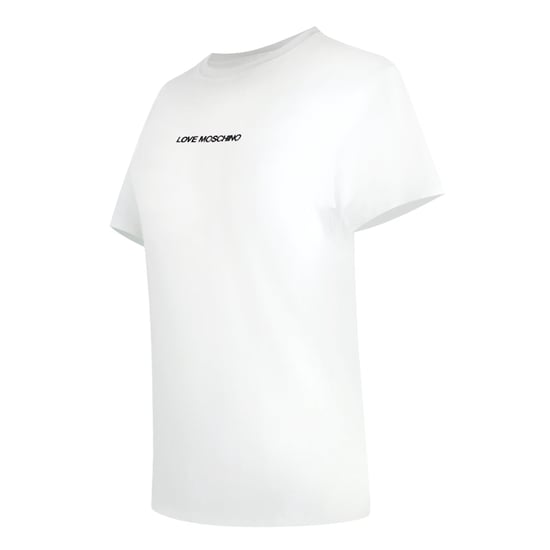 Moschino T-shirt Mit Auffälligem Logo (weiß) - Image 3