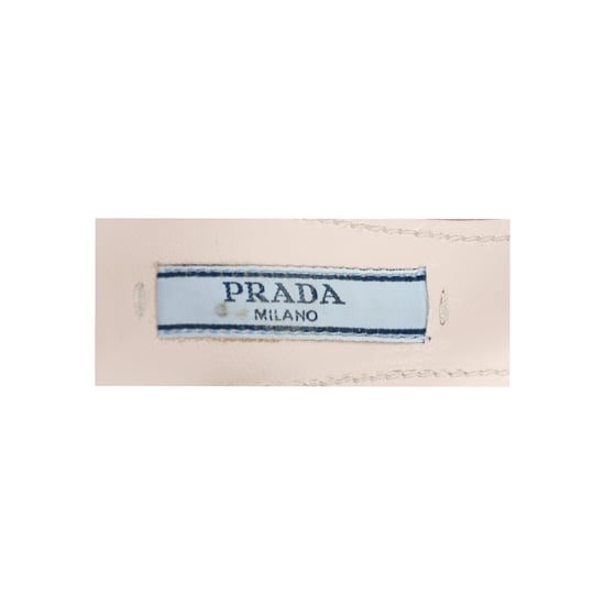 Prada dreifarbige Slingback-Sandalen mit Absatz – Modelljahr 2010 - Image 6