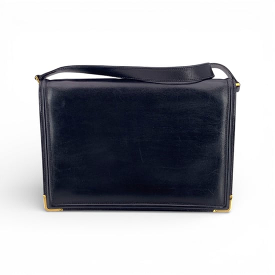 Gucci Vintage-Schultertasche aus Leder - Image 3