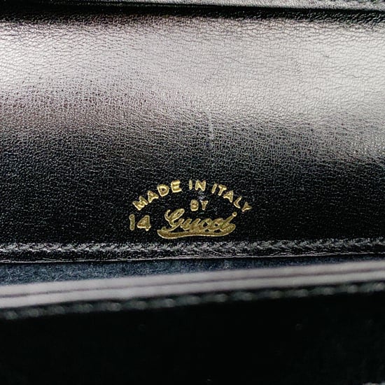 Gucci Vintage-Schultertasche aus Leder - Image 6