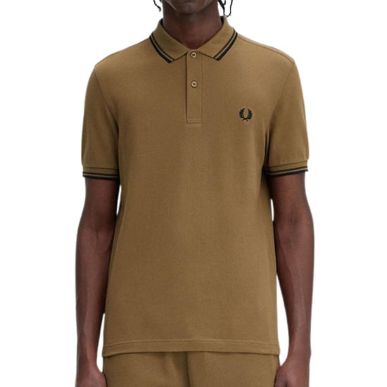 Fred Perry - Poloshirt für Herren (Schwarz/Khakigrün) - Image 3