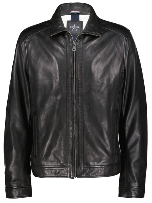 Oxford-Lederjacke - Schwarz - Image 1