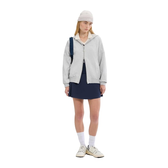 Ellesse - "Pianella" Hoodie mit durchgehendem Reißverschluss für Damen (Hellgrau meliert) - Image 4
