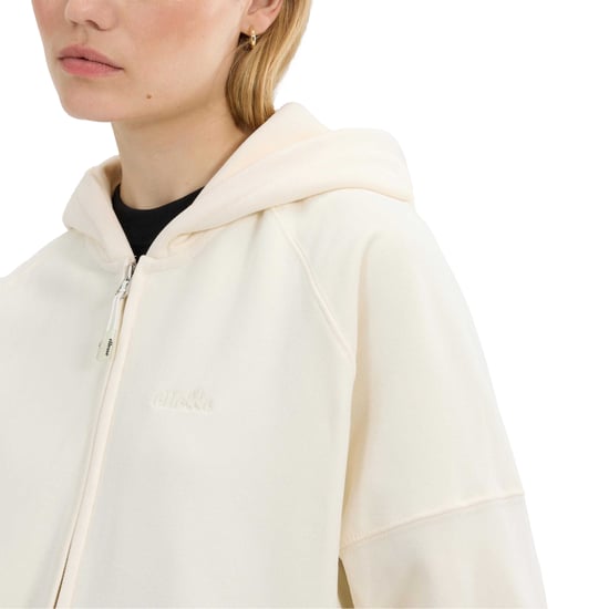 Ellesse - "Pianella" Hoodie mit durchgehendem Reißverschluss für Damen (Naturweiß) - Image 3