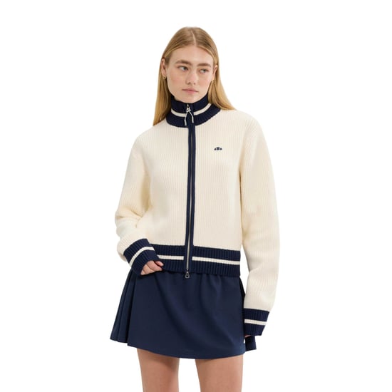 Ellesse - "Le Massif" Jacke für Damen, Durchgehender Reißverschluss (Naturweiß) - Image 1