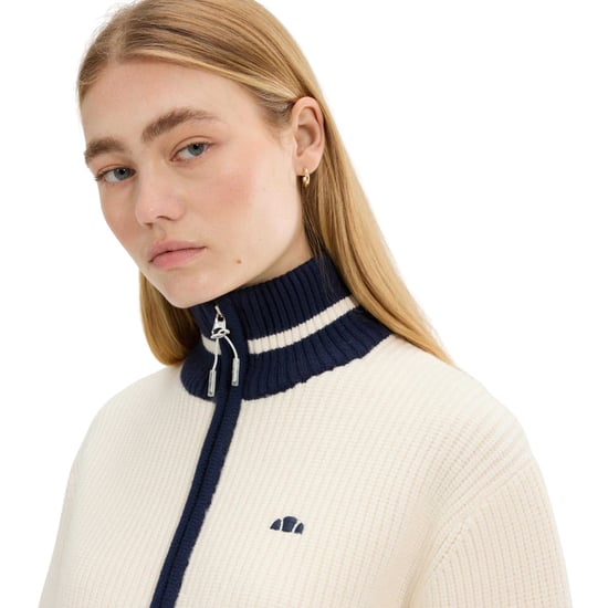 Ellesse - "Le Massif" Jacke für Damen, Durchgehender Reißverschluss (Naturweiß) - Image 3