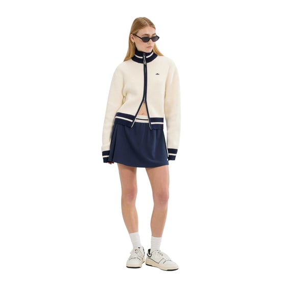 Ellesse - "Le Massif" Jacke für Damen, Durchgehender Reißverschluss (Naturweiß) - Image 4