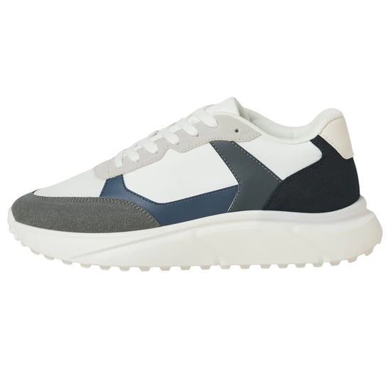 Jack And Jones - Herren Sneaker "Aspire Runner" (Burgfelsen Weiß/Marineblau/Marineblau) - Image 3