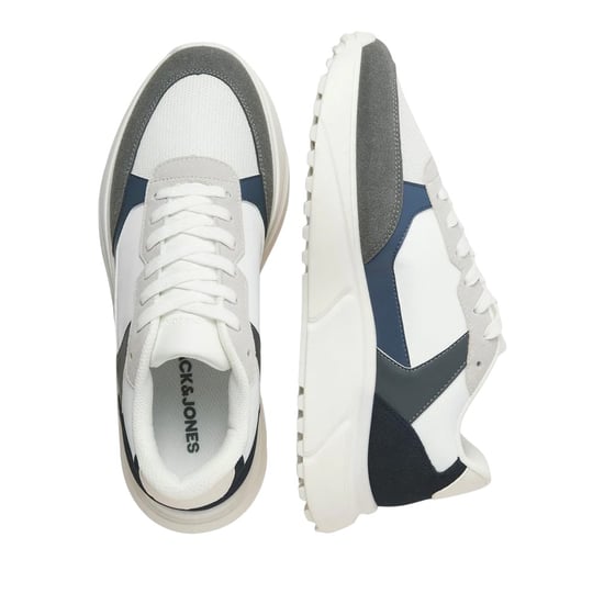 Jack And Jones - Herren Sneaker "Aspire Runner" (Burgfelsen Weiß/Marineblau/Marineblau) - Image 4