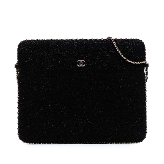 Gebrauchter Cc Tweed Kettenaround Tablet-Halter Umhängetasche - Image 1