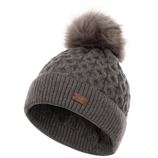 Trespass - "Freja" Mütze Bommel für Damen (Dunkelgrau) - Image 3