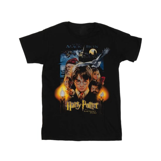 Harry Potter - "The Sorcerer's Stone" T-Shirt für Mädchen (Schwarz) - Image 1