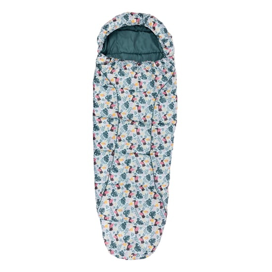 Trespass - Mumienschlafsack "Bunka 3 Season", Tropenvögel (Blau) - Image 1