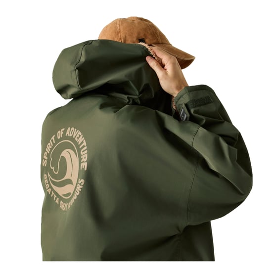 Regatta - Robe für Herren/Damen Unisex, Wasserfest (Dunkel-Khaki) - Image 5