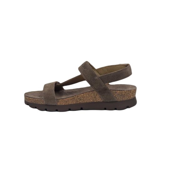 Panama Jack Women's Wedge Stone graue Wildledersandalen – Selma B18 - Image 4