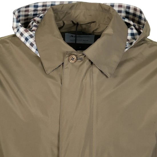 Aquascutum Active Packable Trench Army Green Jacket - Image 3
