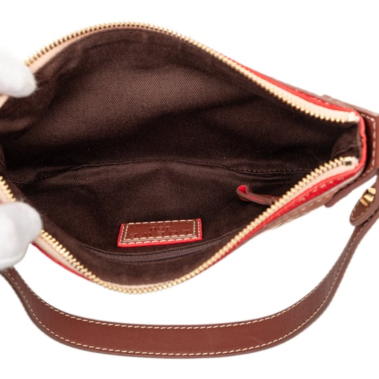 Gebrauchte 160. Jubiläum Suede-besetzte Segeltuch Schultertasche - Image 4