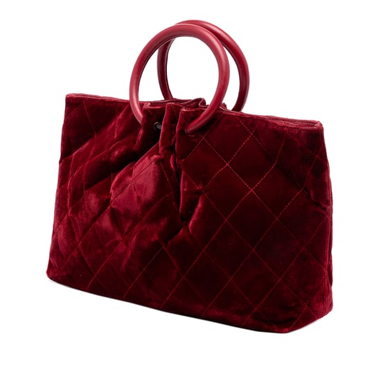 Gebrauchte Cc Gepolsterte Samt Handtasche - Image 2
